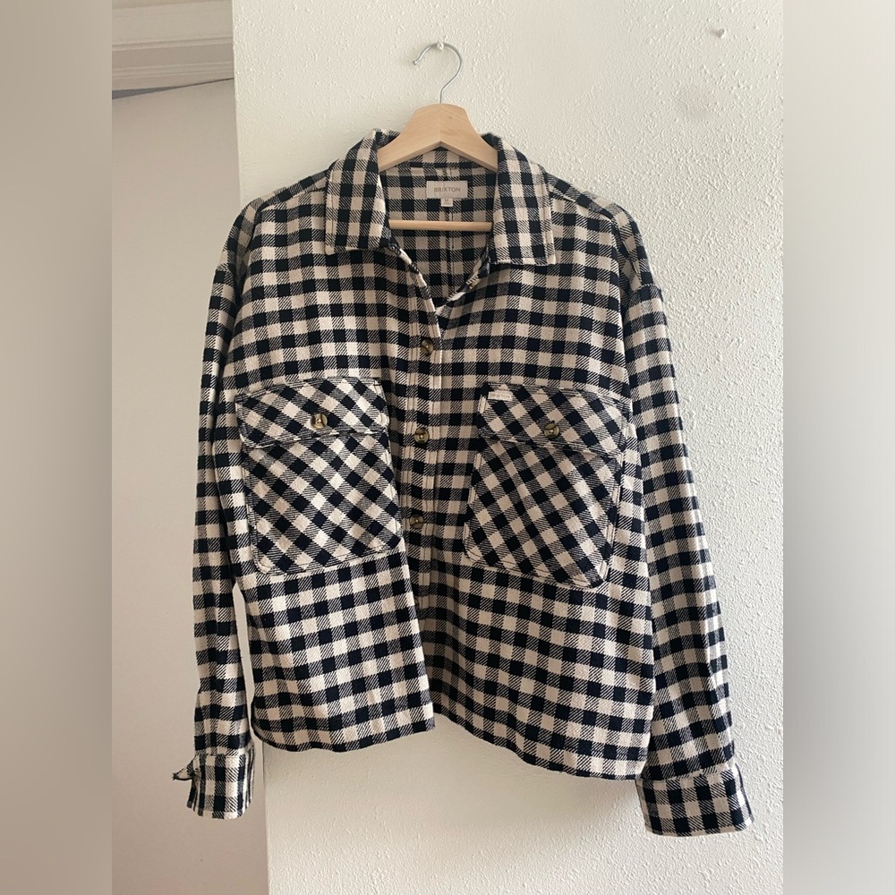 NWOT BRIXTON Bowery Women’s Crop Flannel